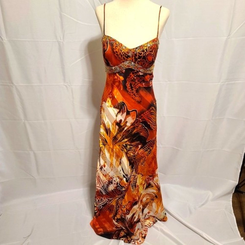 Ignite Evenings by Carol Lin beaded gown size 4